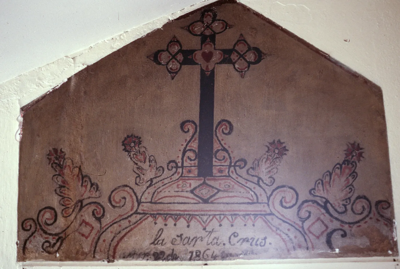 1869 mural, Casa Vieja, Christy Ranch, Santa Cruz Island