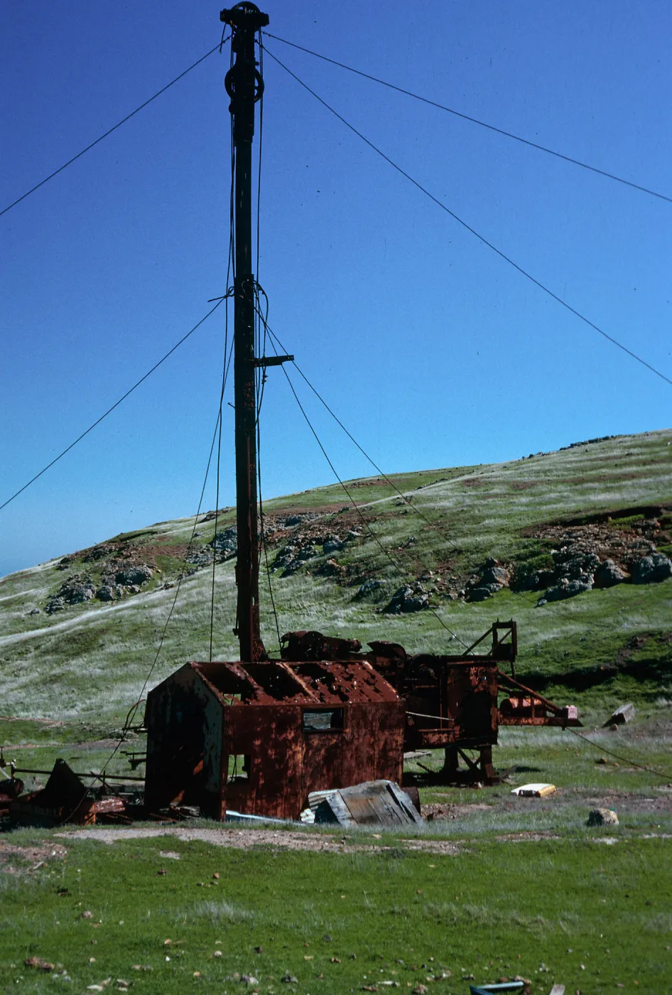 oil well, near Scorpion Ranch, Santa Cruz Island