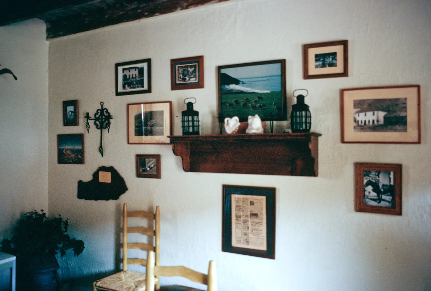 dining room, Smugglers Ranch, Santa Cruz Island
