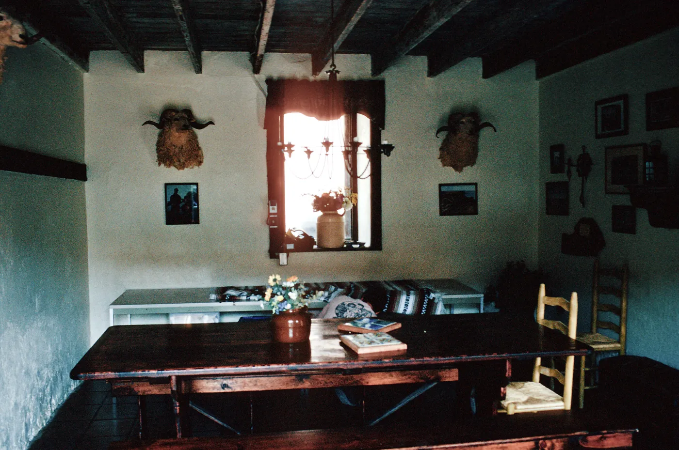 dining room, Smugglers Ranch, Santa Cruz Island