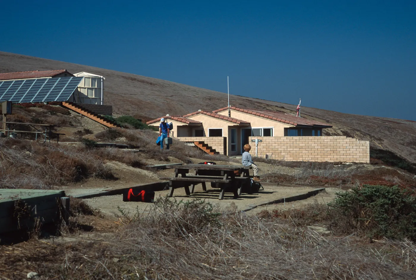 new ranger residence, campground, Santa Barbara Island