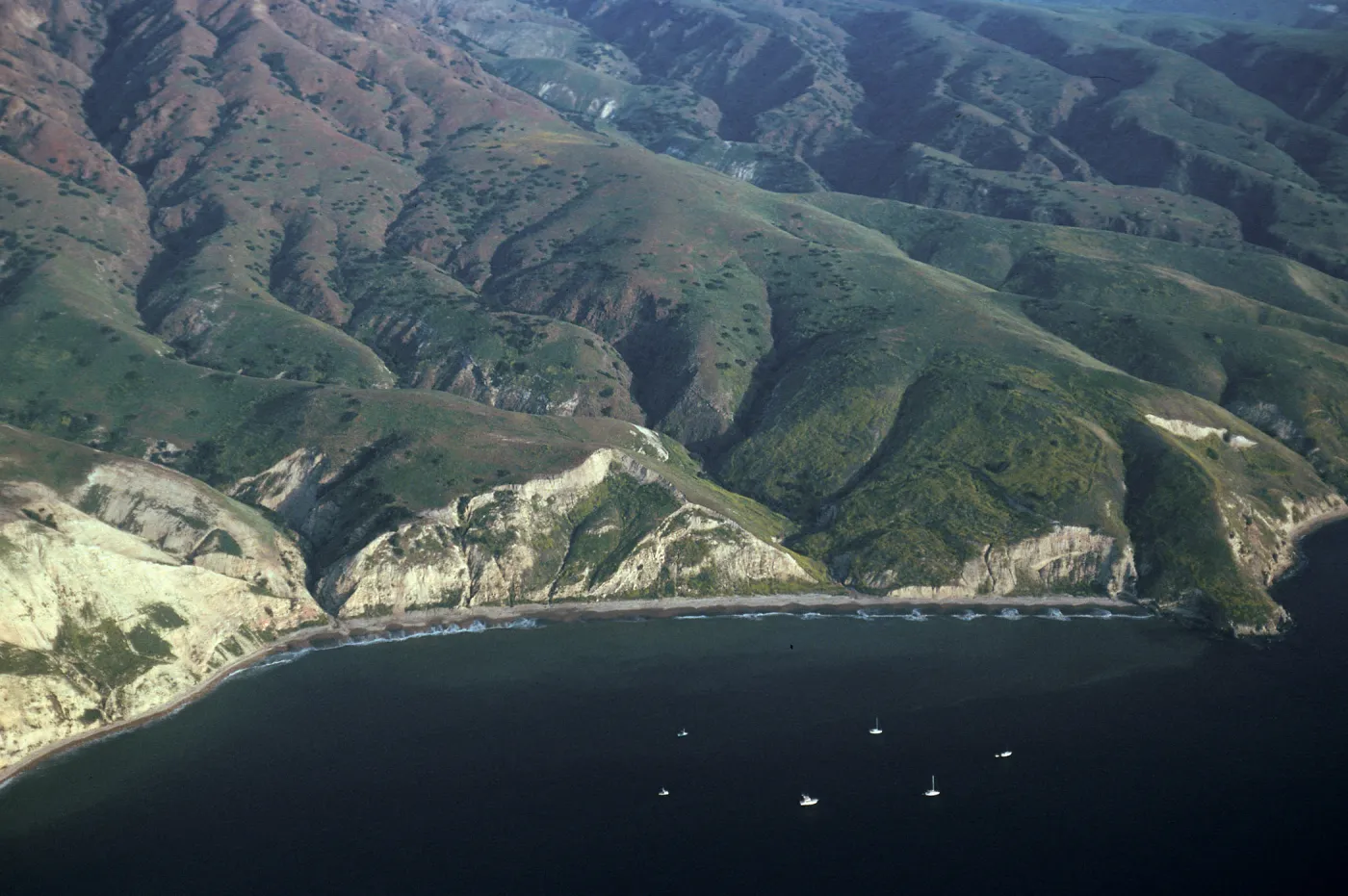 Sandstone Point, Southeast end, Santa Cruz Island