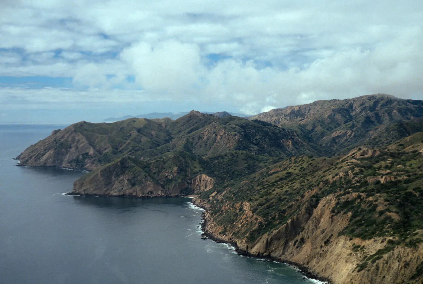 looking West toward Alberts Anchorage, Santa Cruz Island