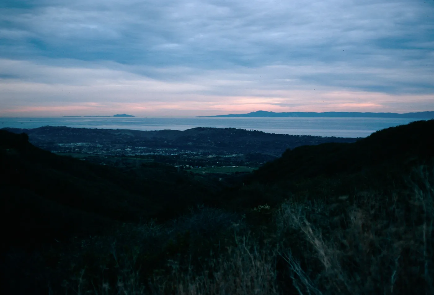 Anacapa, Santa Cruz Islands, from Highway 154