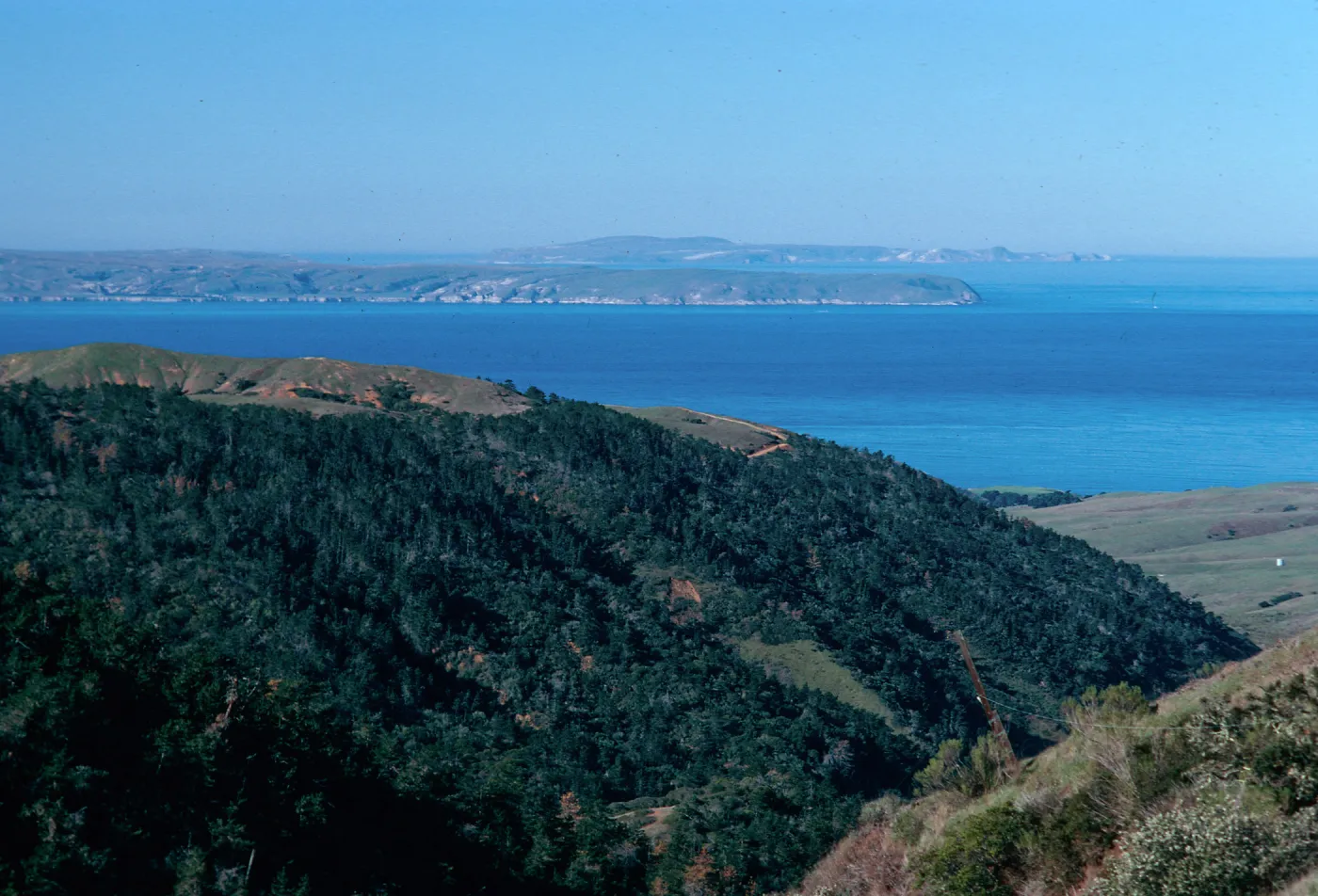 135 mm view from Buena Vista - view of Santa Rosa & San Miguel Islands, Santa Cruz Island