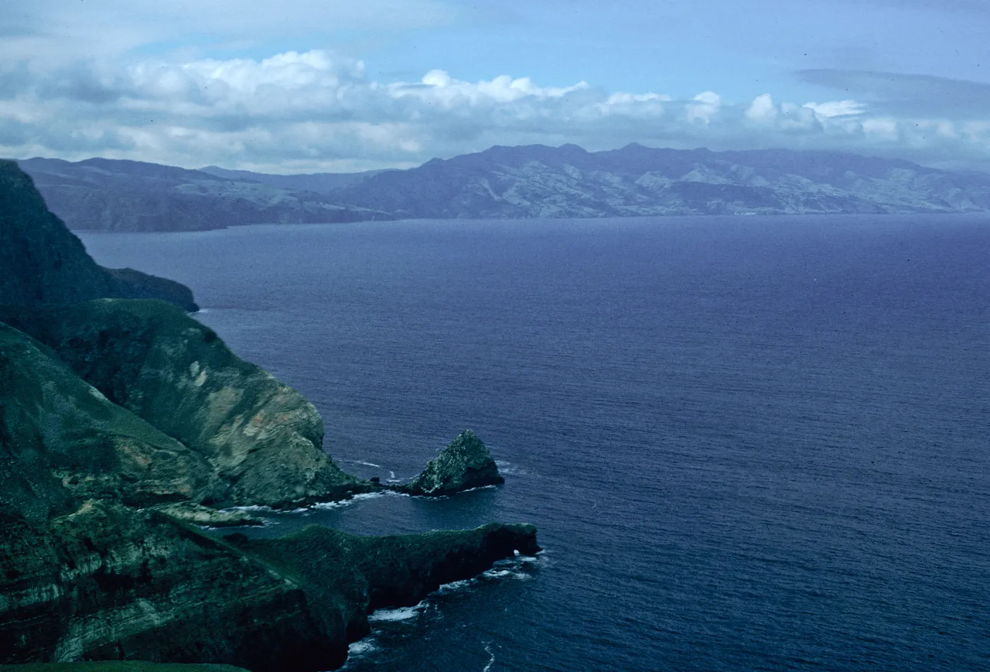 looking West over Potato Harbor, Santa Cruz Island