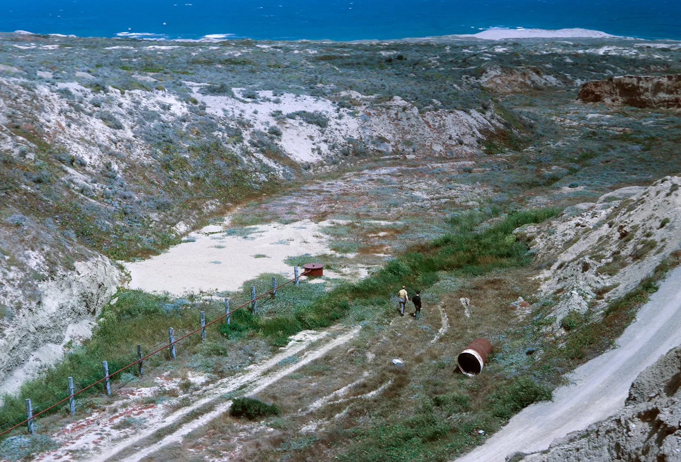9/ Evans & Rainey - mouth of Tule Creek, from water wells, looking Northeast, 65-137 & SN-54
