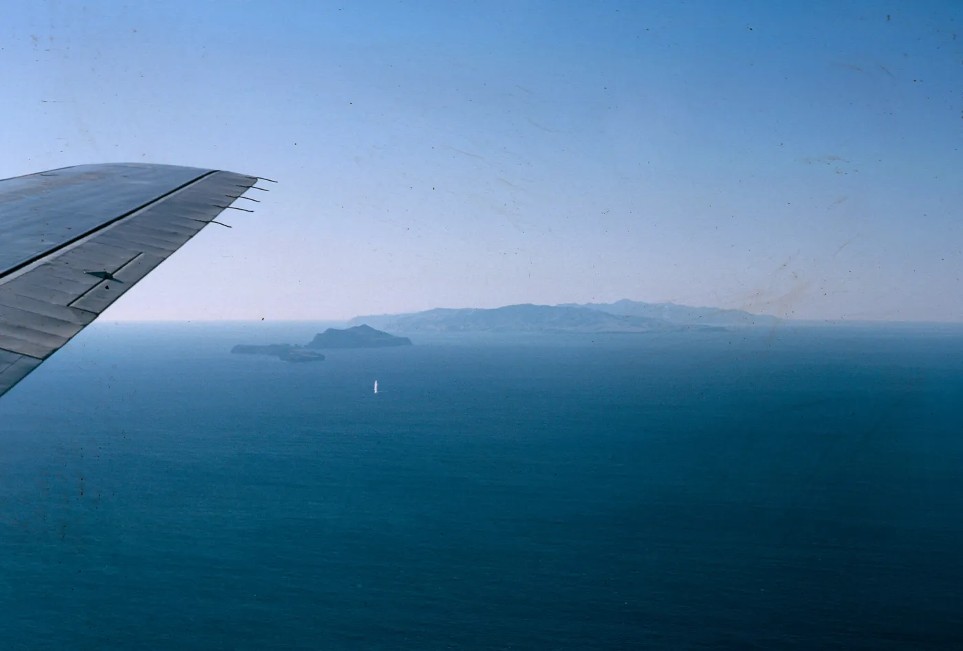 view of San Nicolas Island, 65-217 & SN-134
