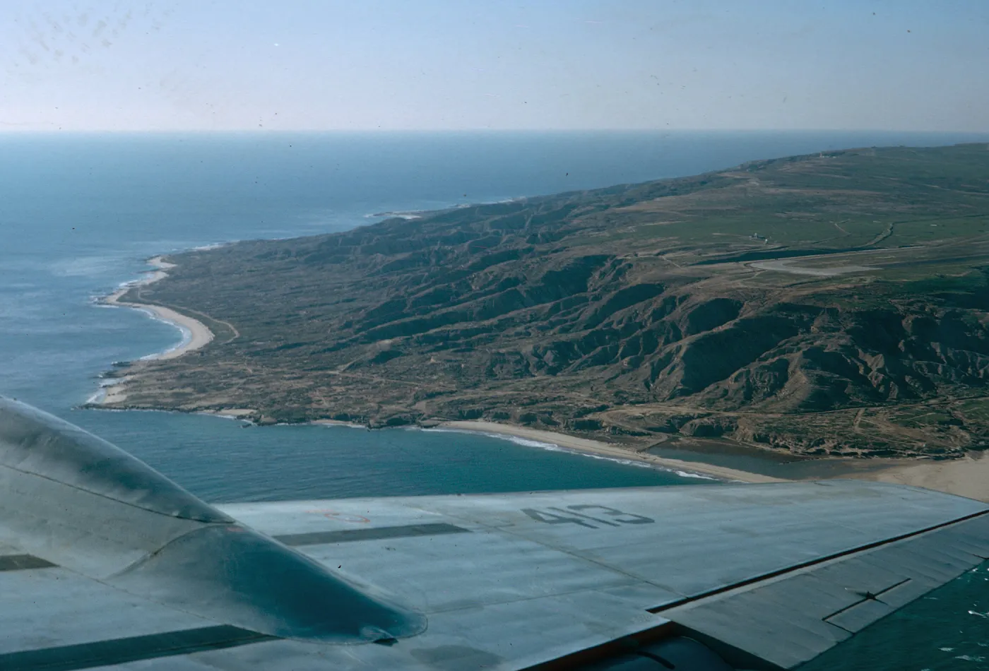view of San Nicolas Island, 65-227 & SN-144