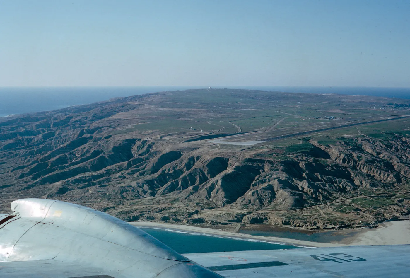 view of San Nicolas Island, 65-231 & SN-148