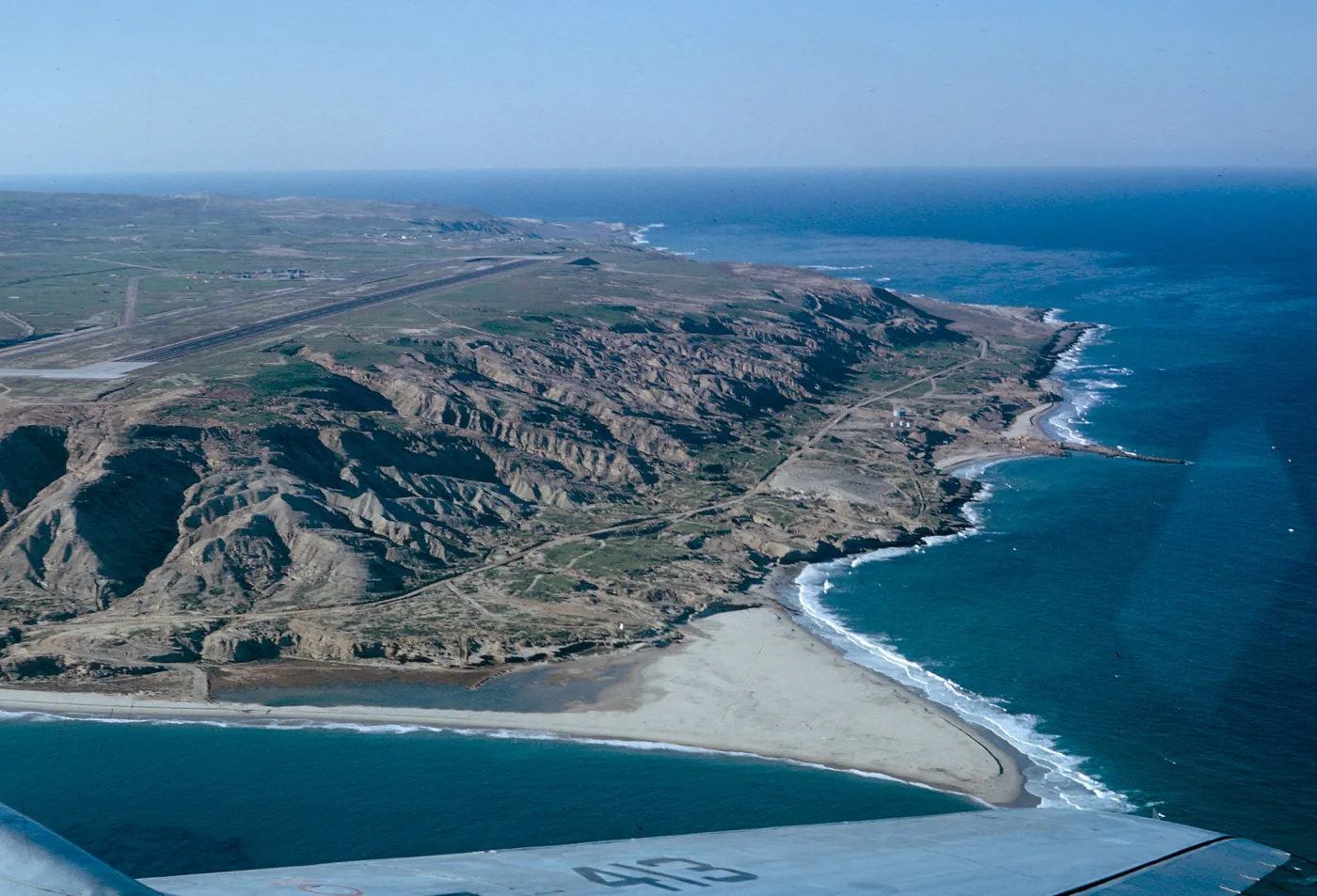 view of San Nicolas Island, 65-232 & SN-149