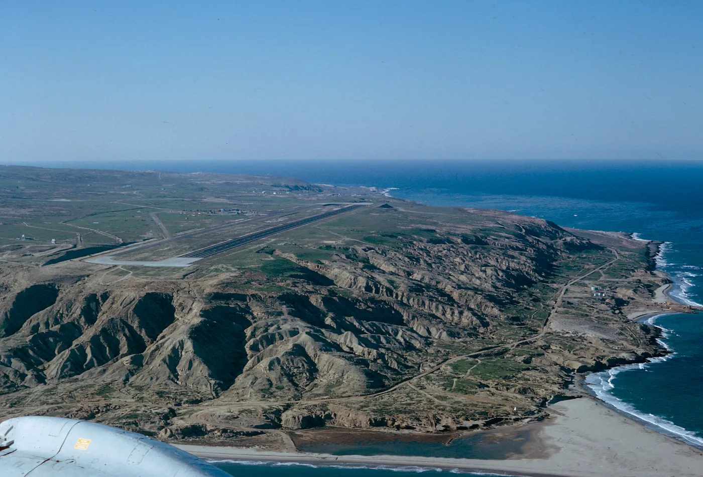 view of San Nicolas Island, 65-233 & SN-250