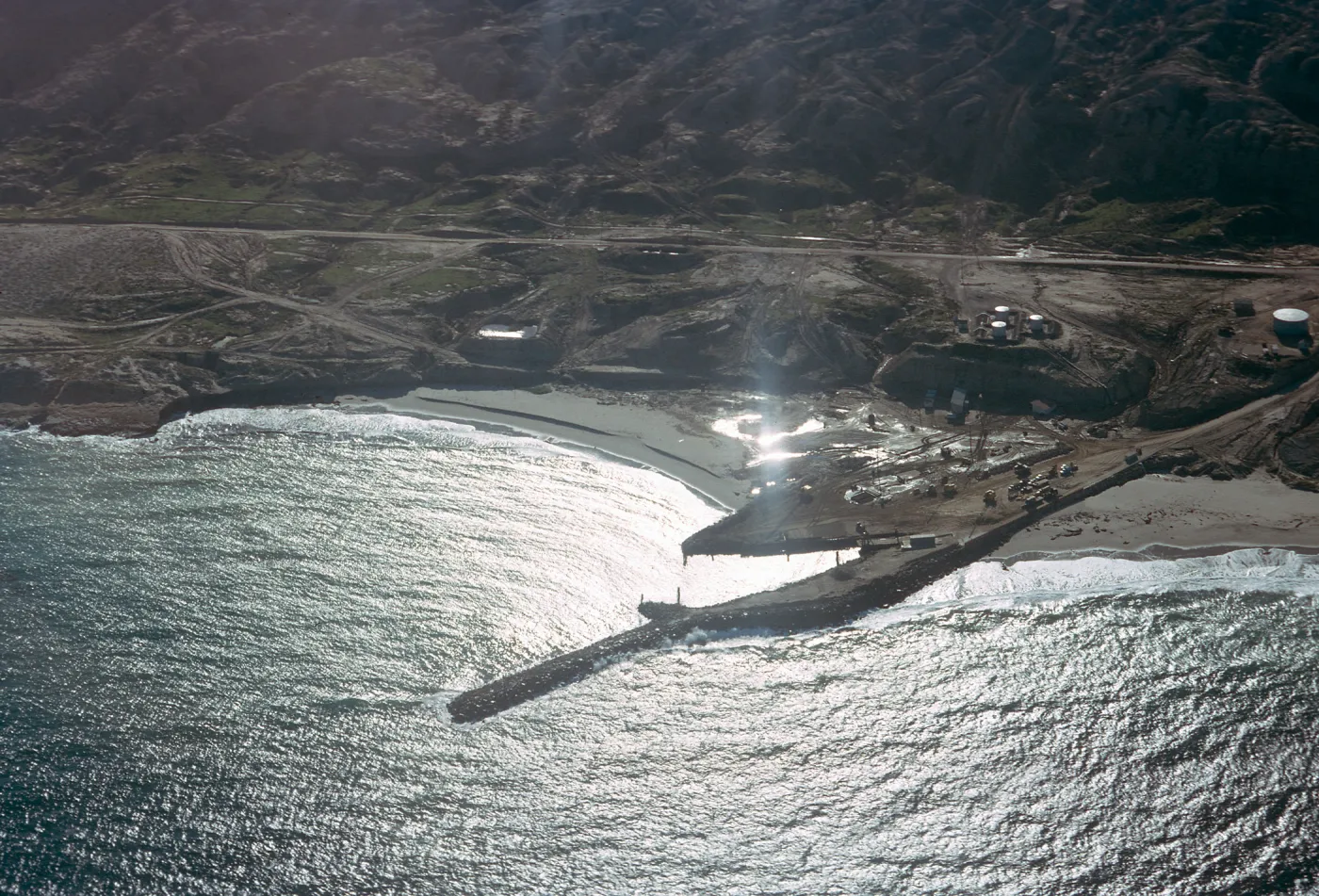 view of San Nicolas Island, 65-289 & SN-156