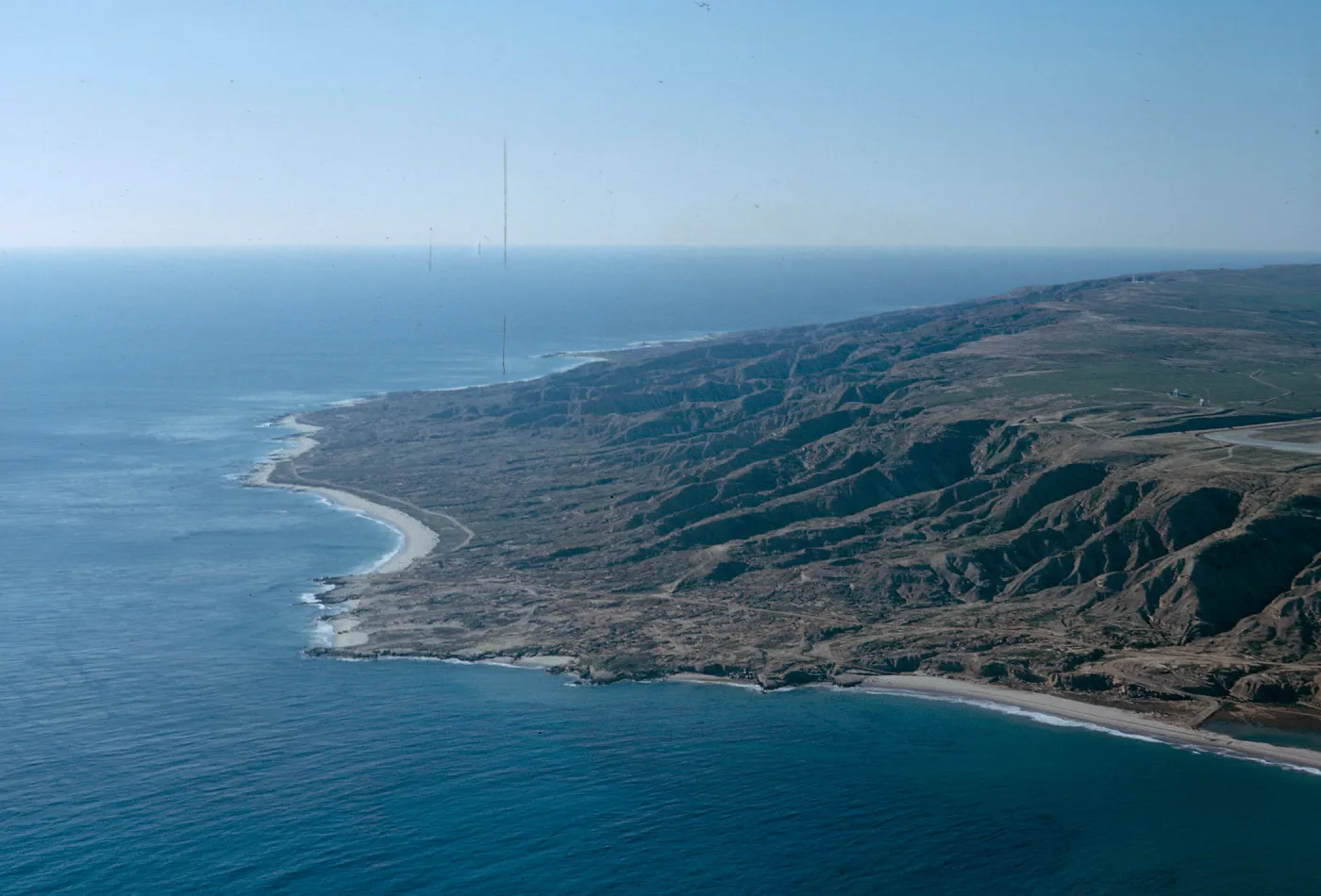 view of San Nicolas Island, 65-242 & SN-159