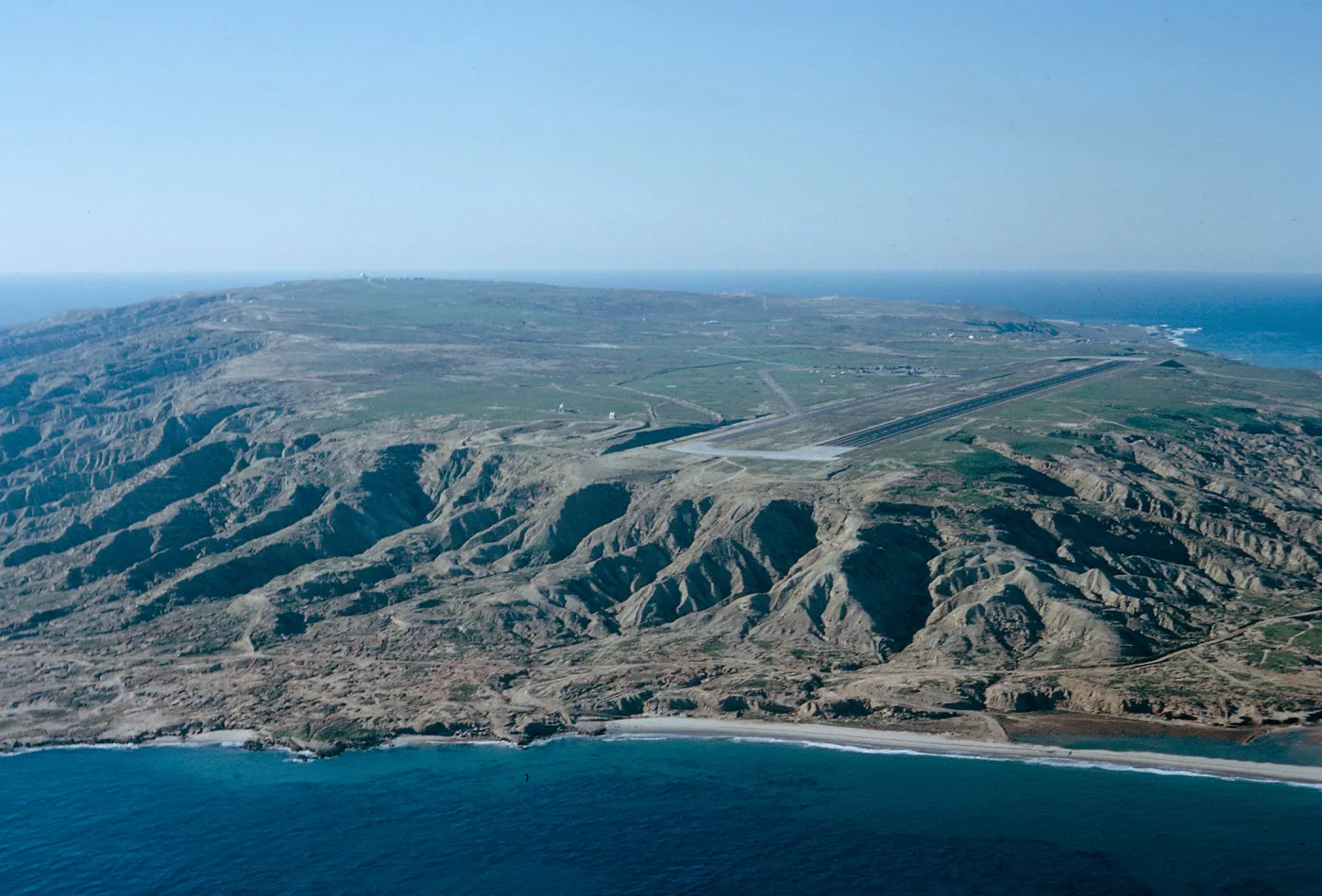 view of San Nicolas Island, 65-245 & SN-162