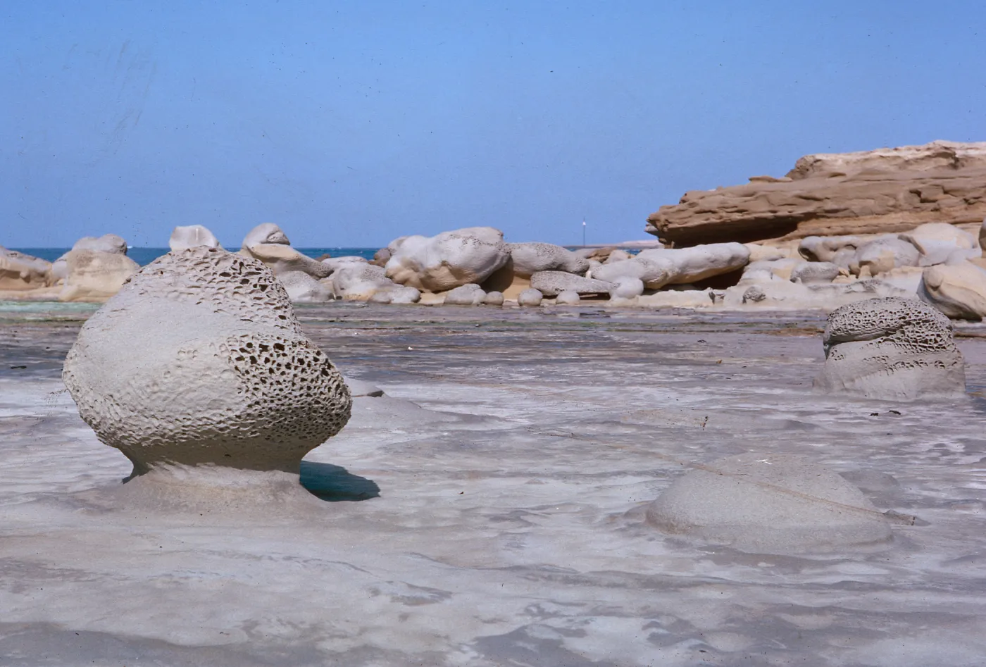 pedestal at carrier reef, 66-29 & SN-205