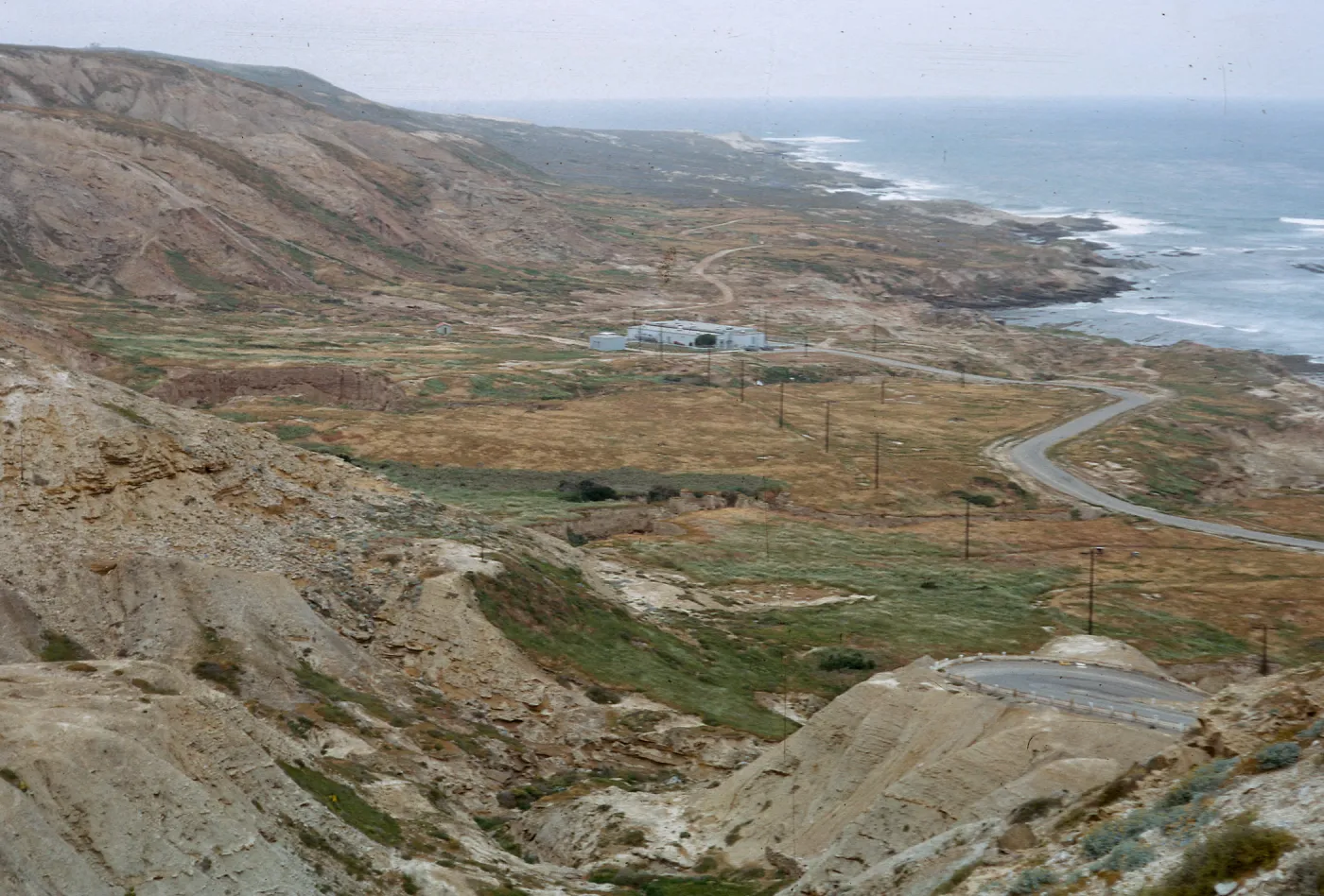 Army Camp Beach from the road, 66-89 & SN-345