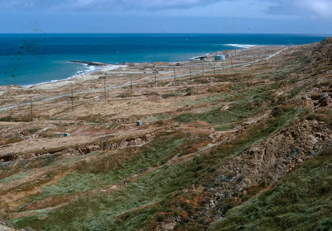 looking down from Beach Road, 66-108 & SN-364