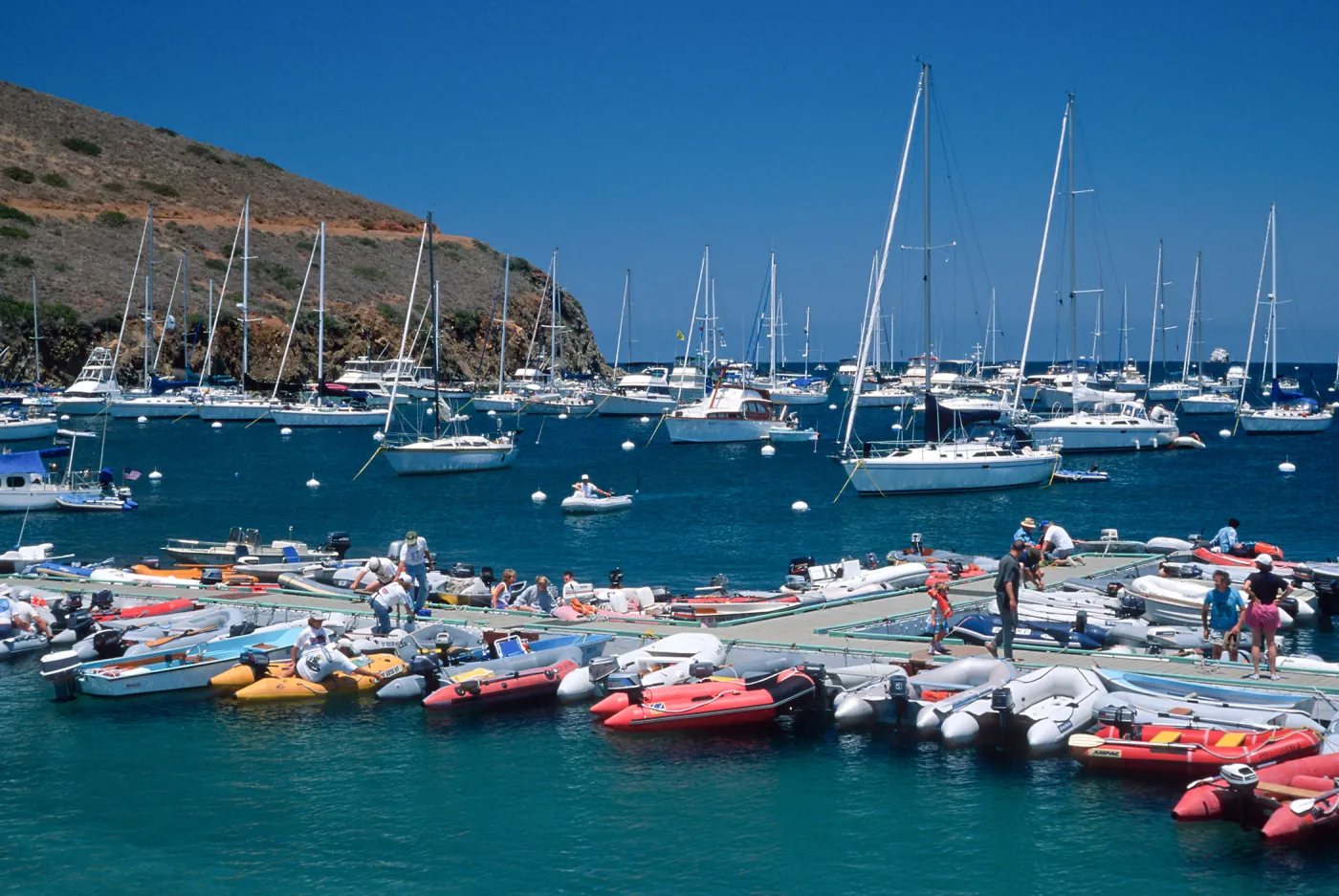 Boats at Two Harbors, Santa Catalina Island