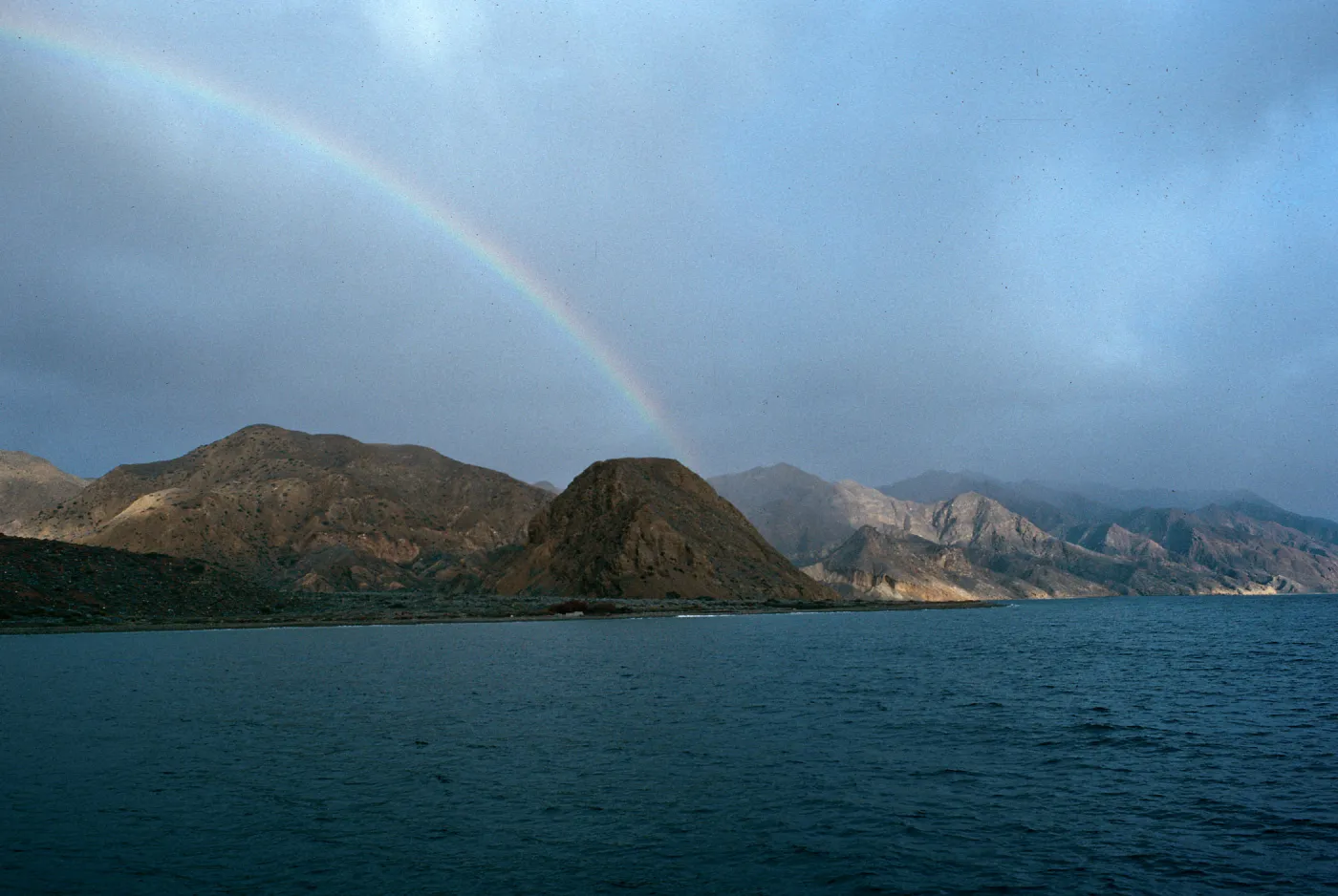 rainbow, mouth of Gran Cañon, Cedros Island