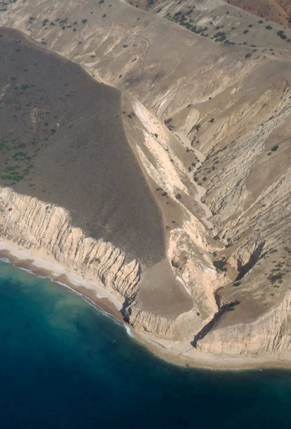The Nature Conservancy/National Park Service boundary, Santa Cruz Island