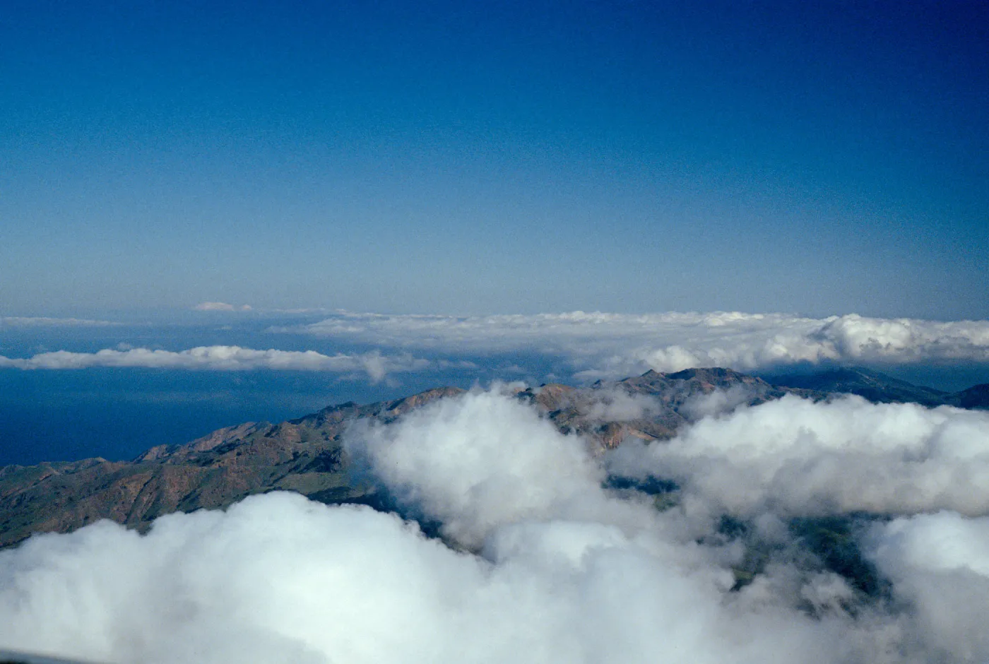 North ridge & fog, Santa Cruz Island