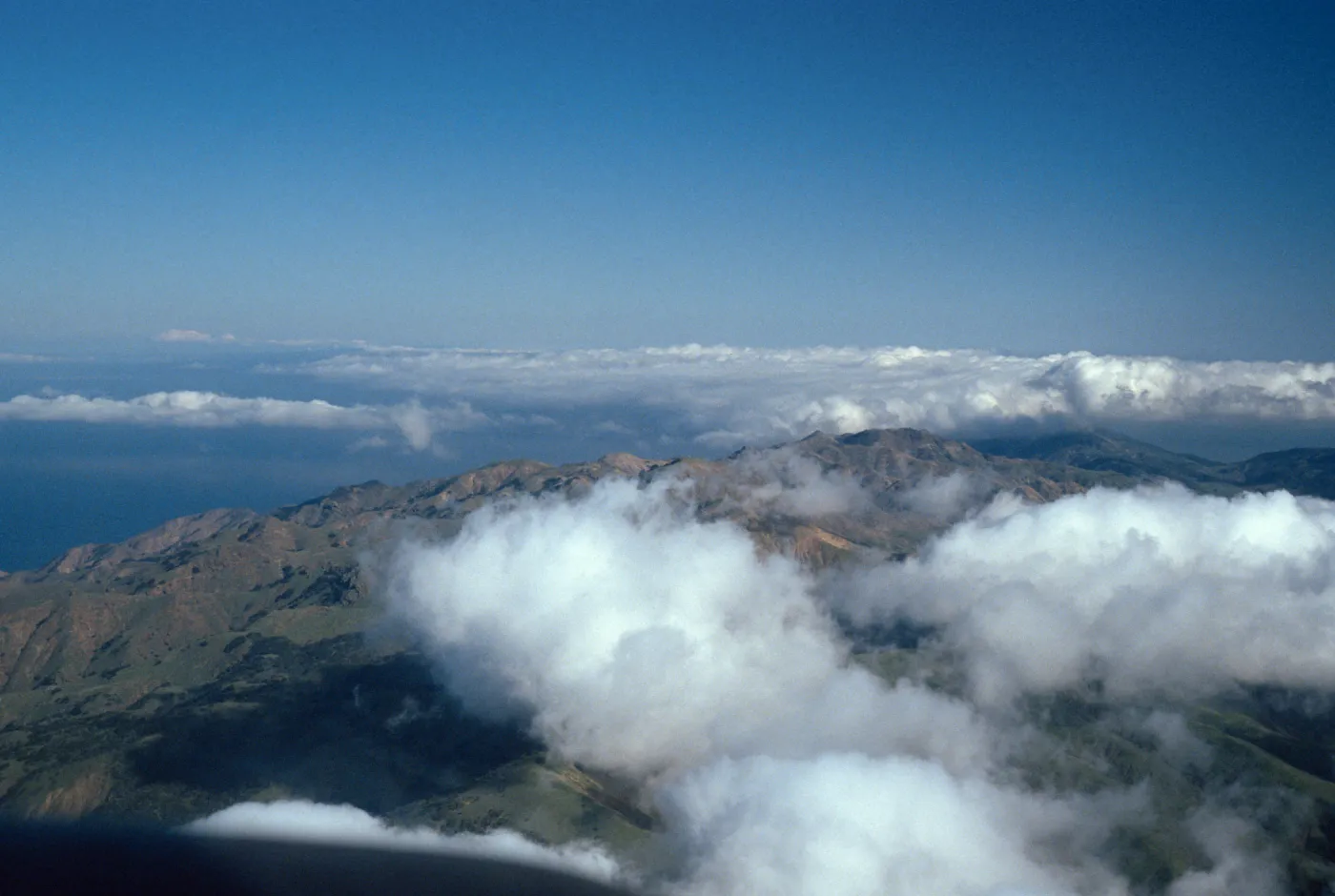 North ridge, West of Cañada Del Puerto, Santa Cruz Island