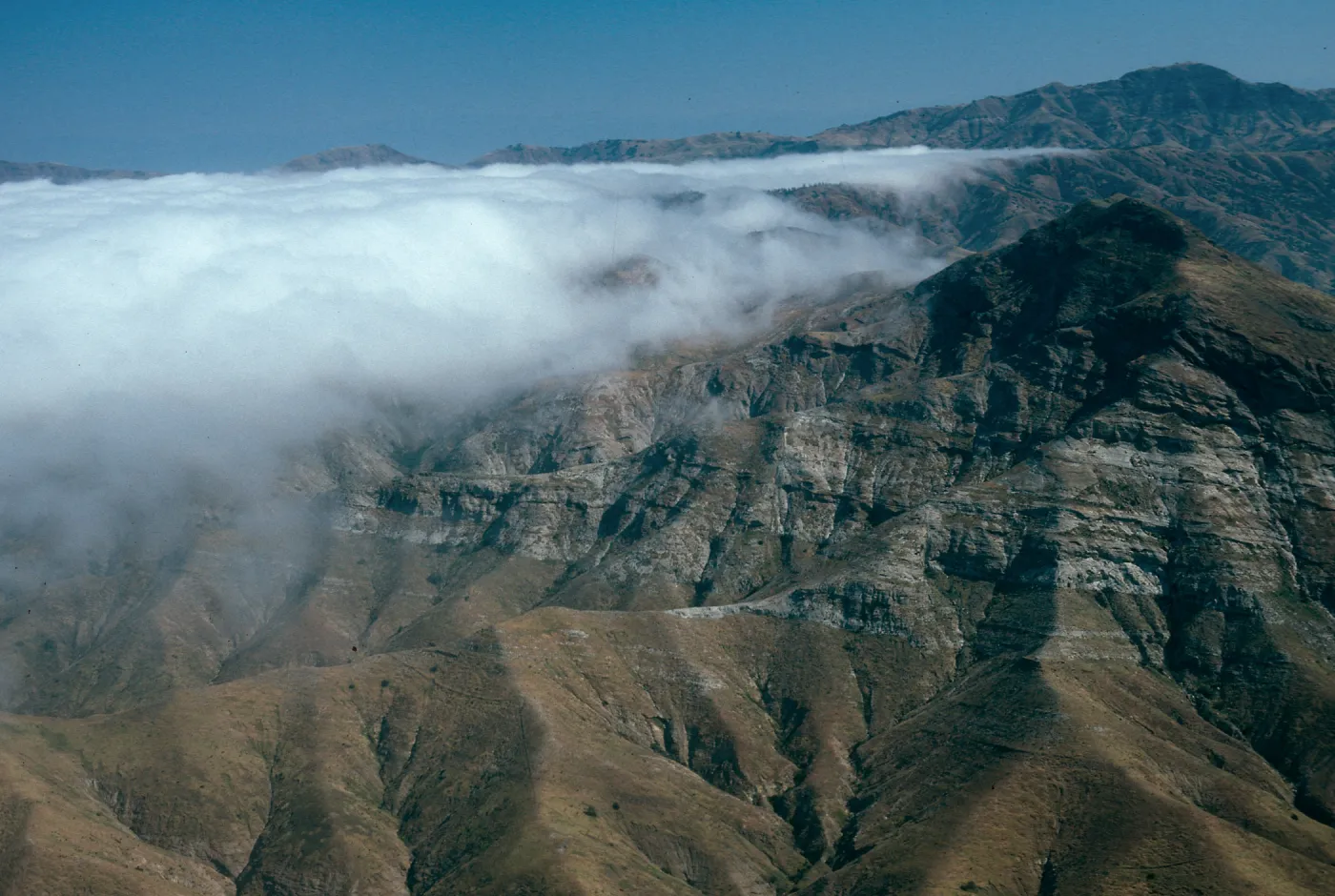 Sierra Blanca ridge, South side, Santa Cruz Island