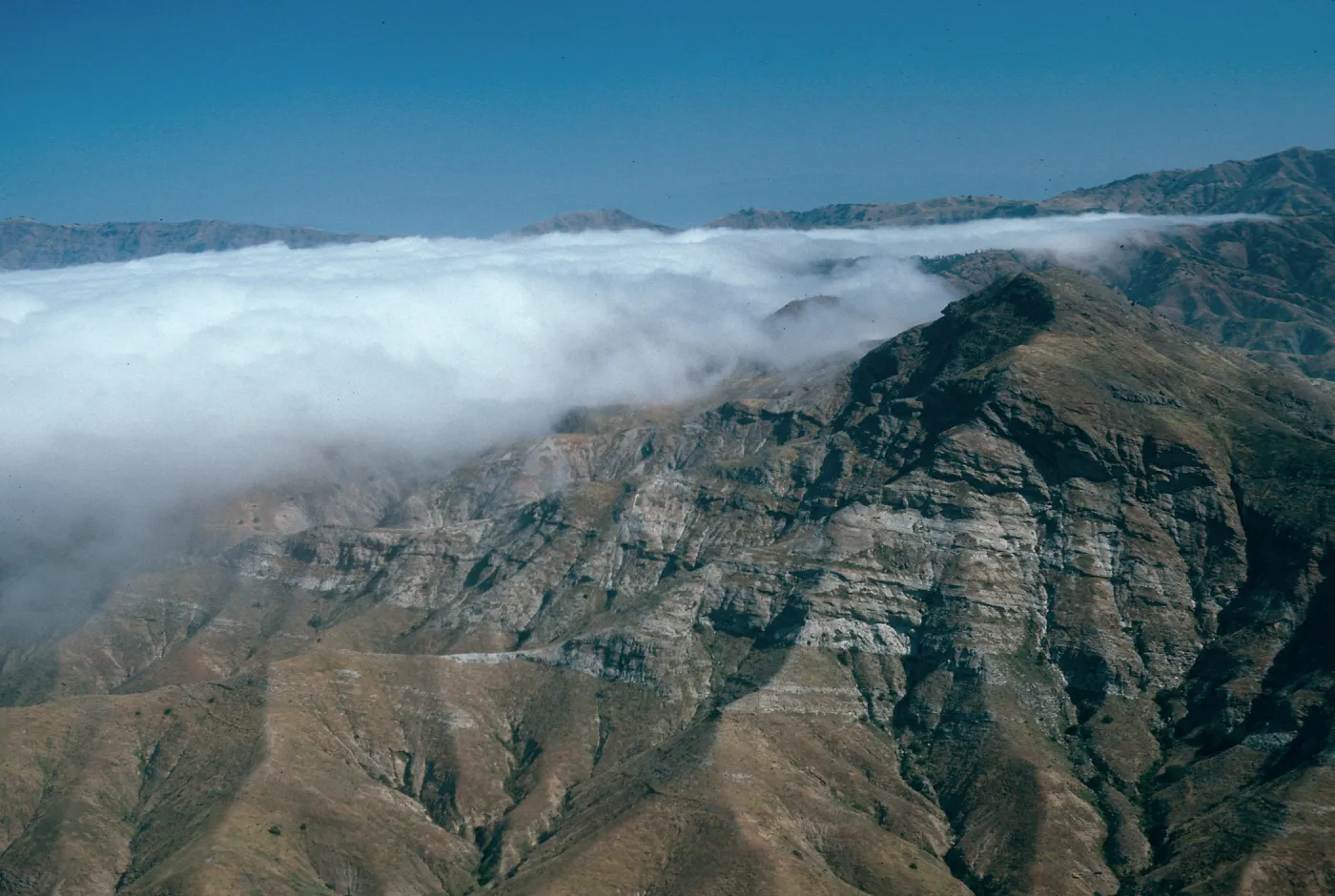 Sierra Blanca ridge, South side, Santa Cruz Island