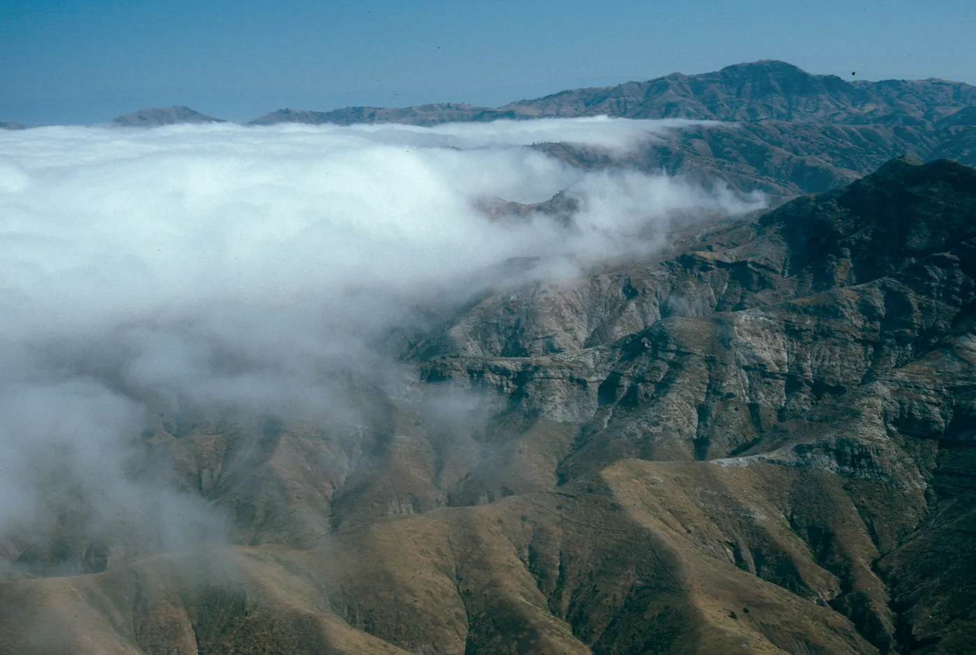 Sierra Blanca ridge, South side, Santa Cruz Island