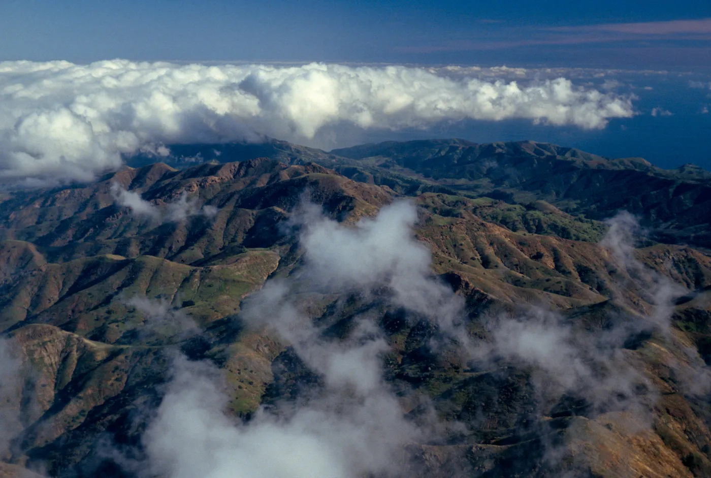 north ridge & Central Valley, Santa Cruz Island