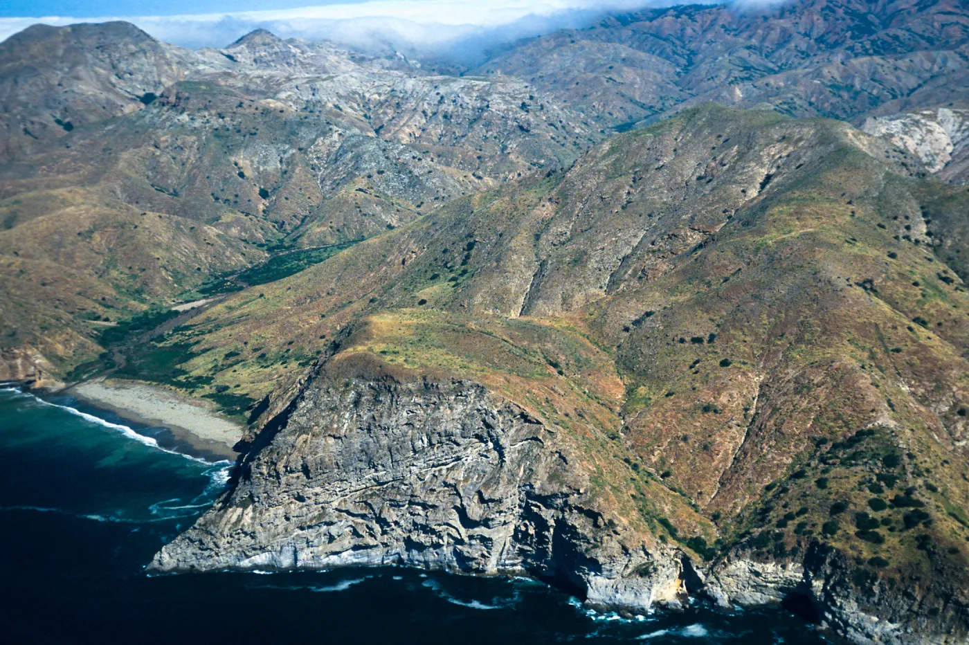 Mouth of Laguna Canyon, Santa Cruz Island