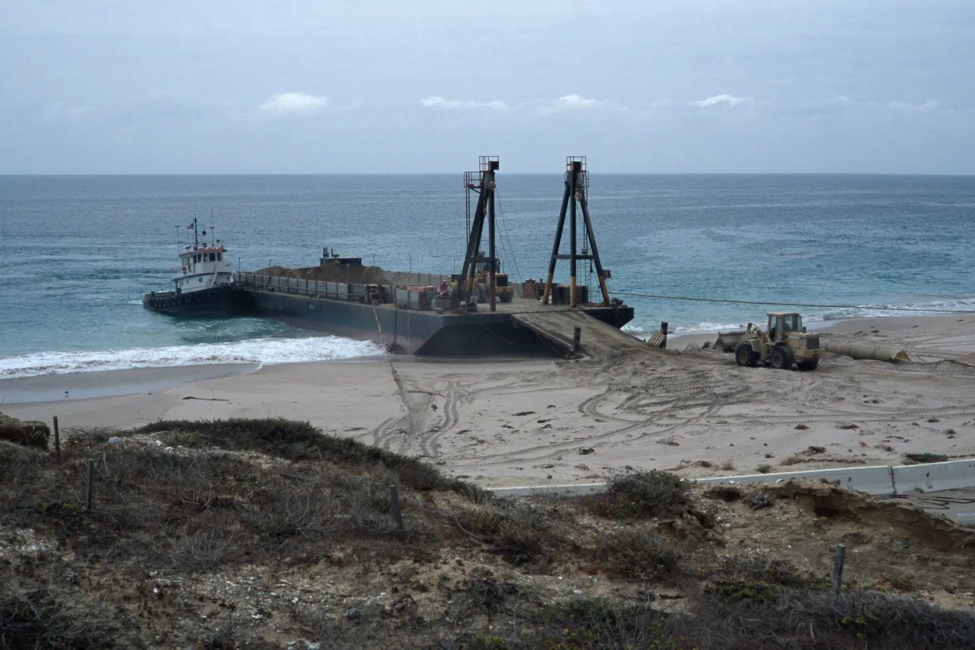 Metric Company barge, Daytona Beach, San Nicolas Island