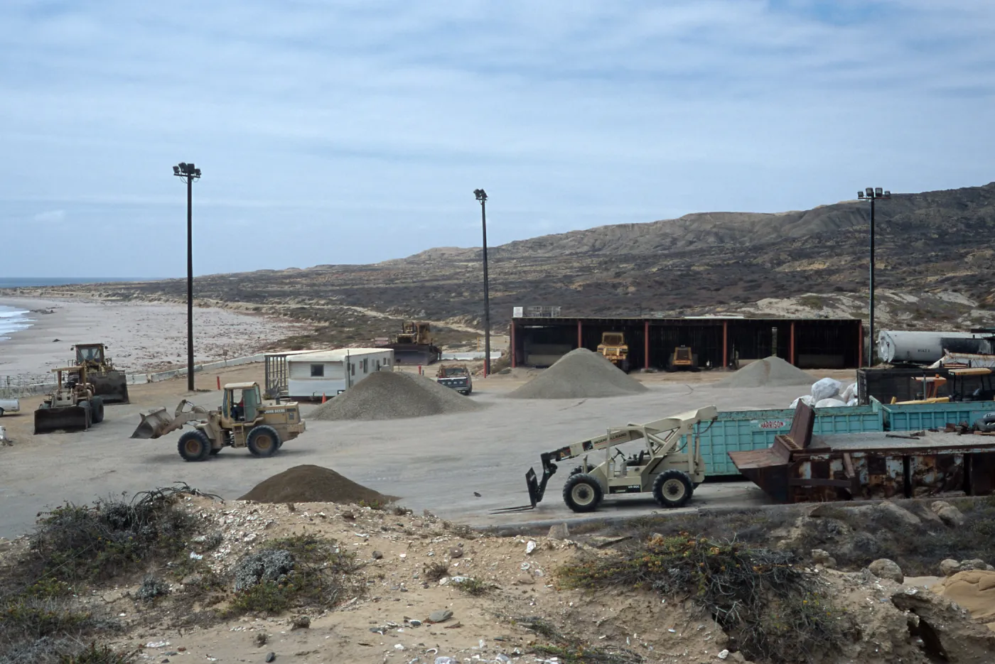 barge landing, Daytona Beach, San Nicolas Island