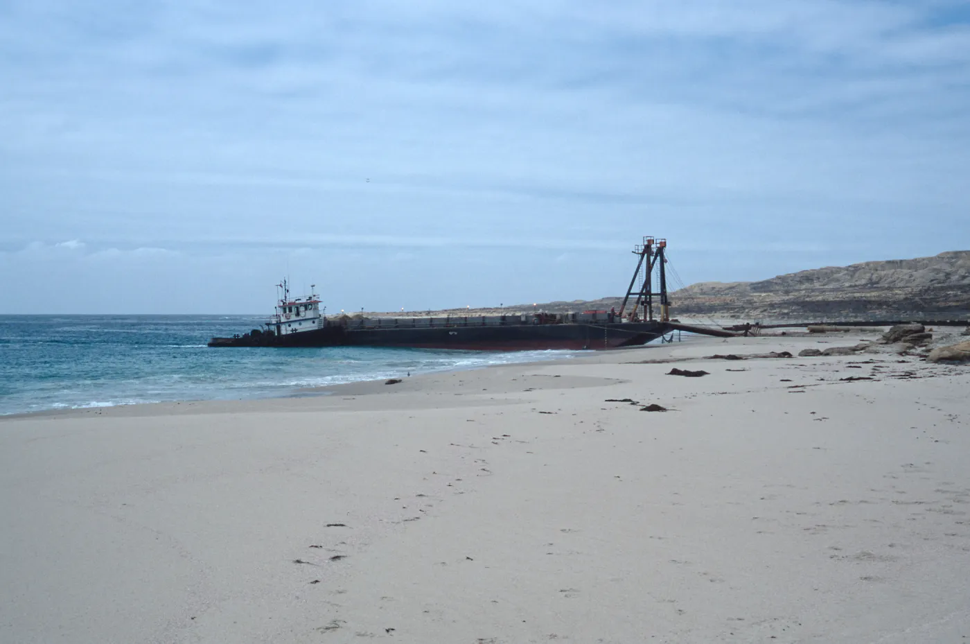 Metric Company barge, Daytona Beach, San Nicolas Island