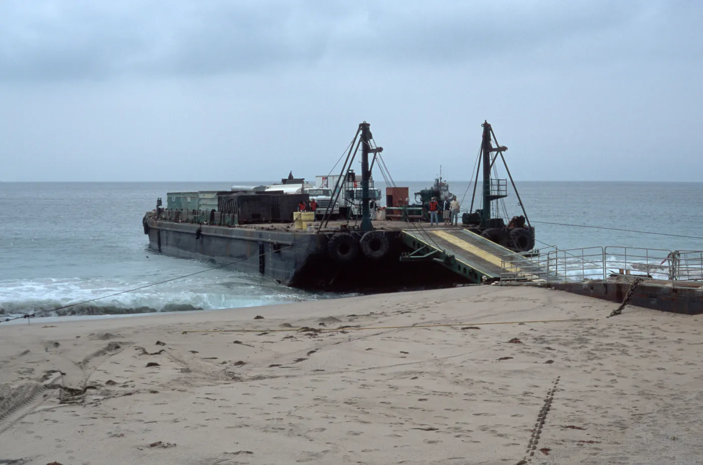 barge, Daytona Beach, San Nicolas Island
