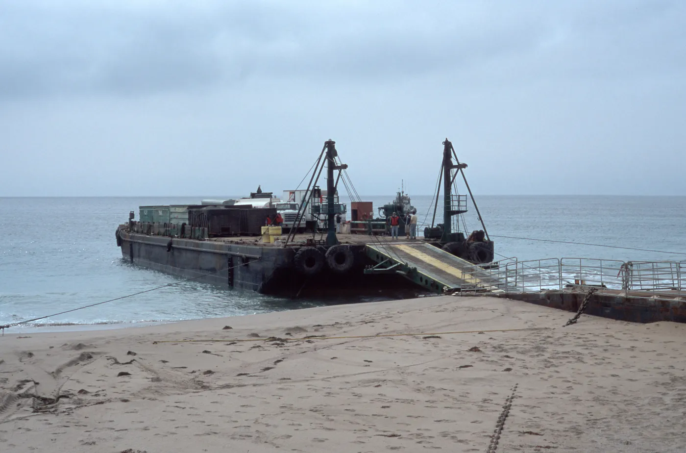 barge, Daytona Beach, San Nicolas Island