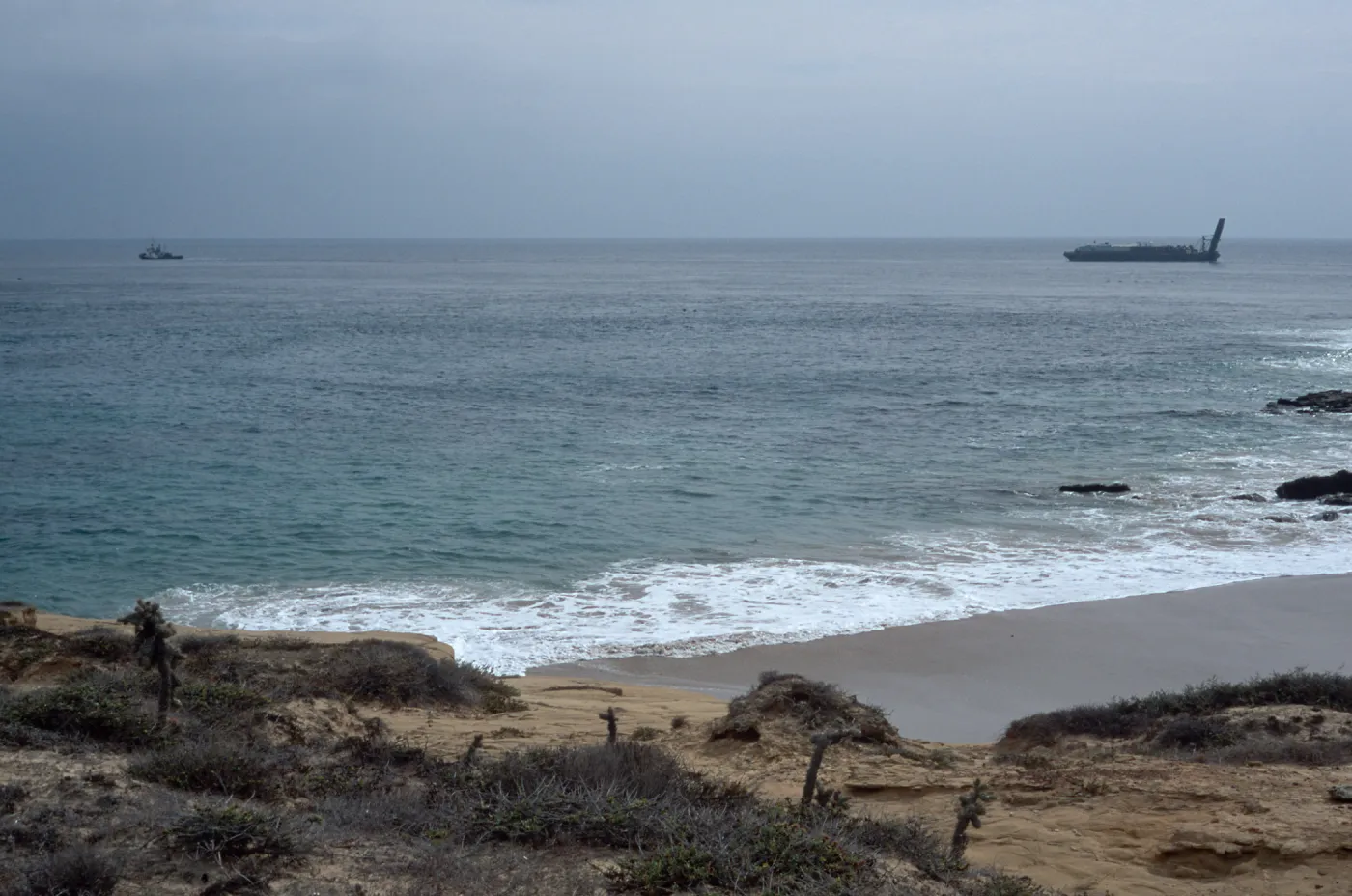 barge landing, Daytona Beach, San Nicolas Island