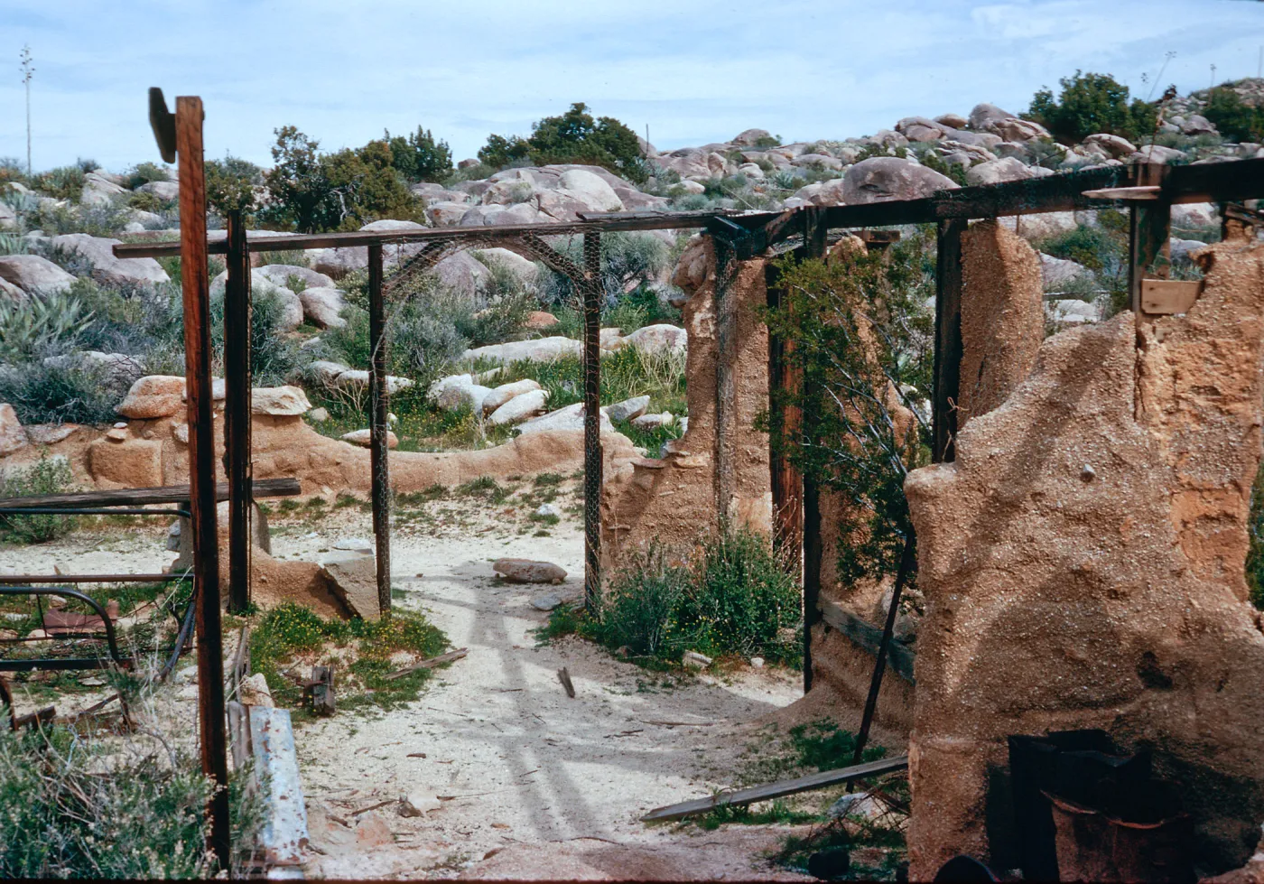 ruins, Ghost Mountain, Anza-Borrego State Park, San Diego County