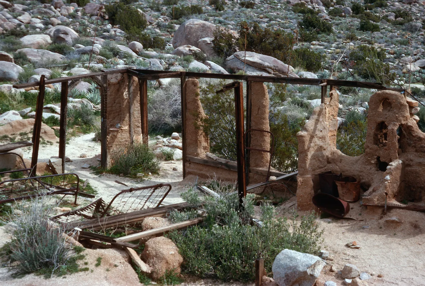 ruins, Ghost Mountain, Anza-Borrego State Park, San Diego County