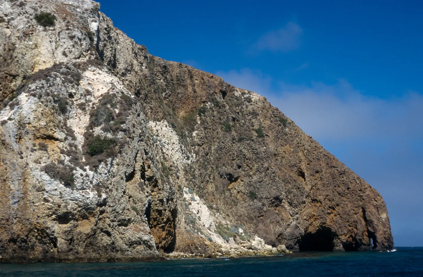 bluffs, West of Scorpion Bay, Santa Cruz Island