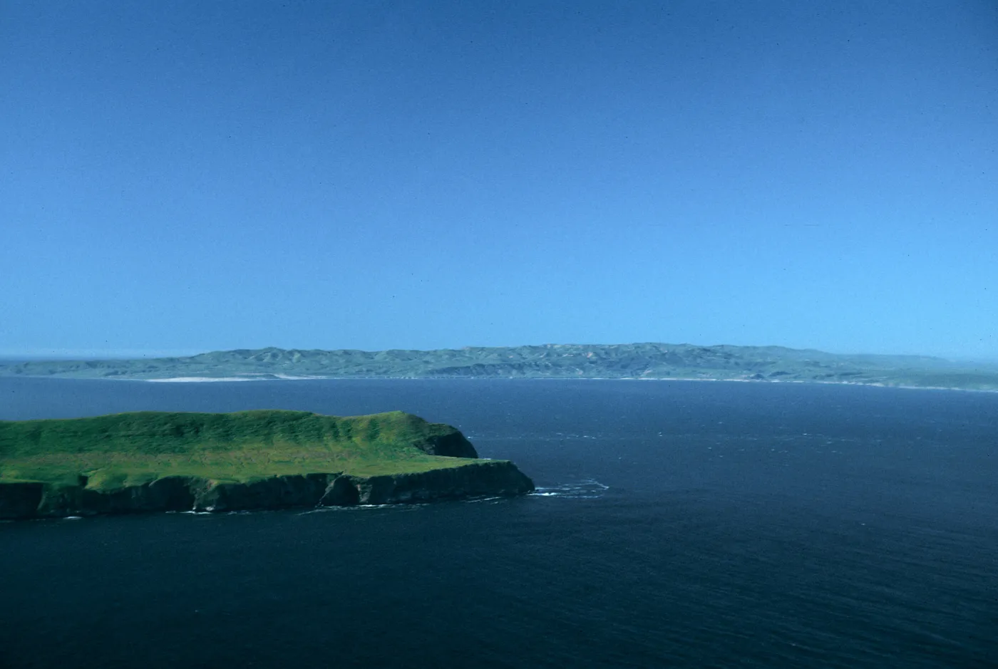 West end, Santa Cruz Island, Santa Rosa Island in background