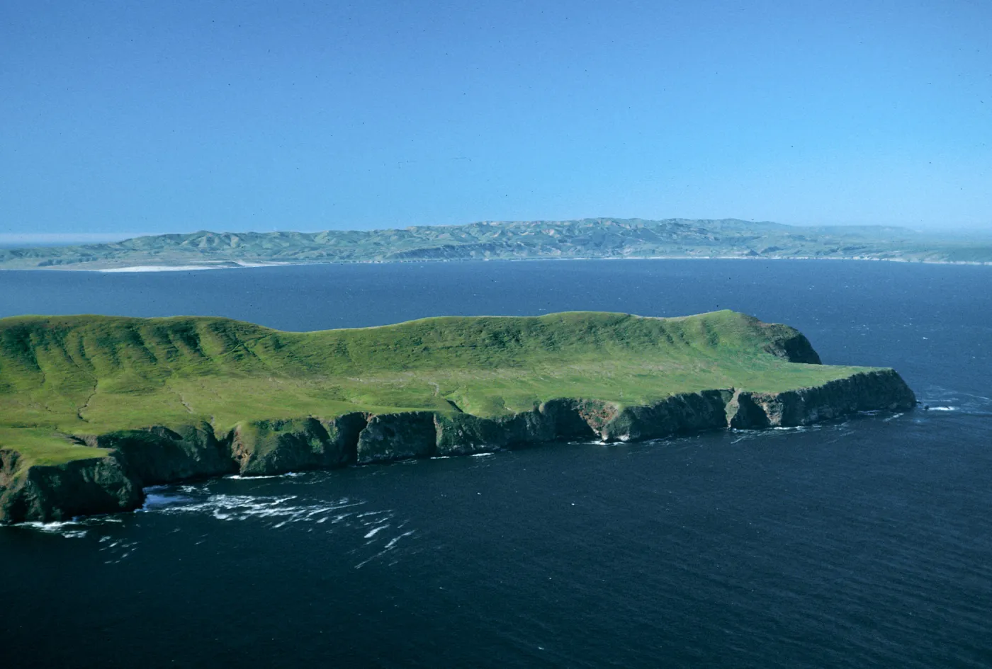 West end, Santa Cruz Island, Santa Rosa Island in background