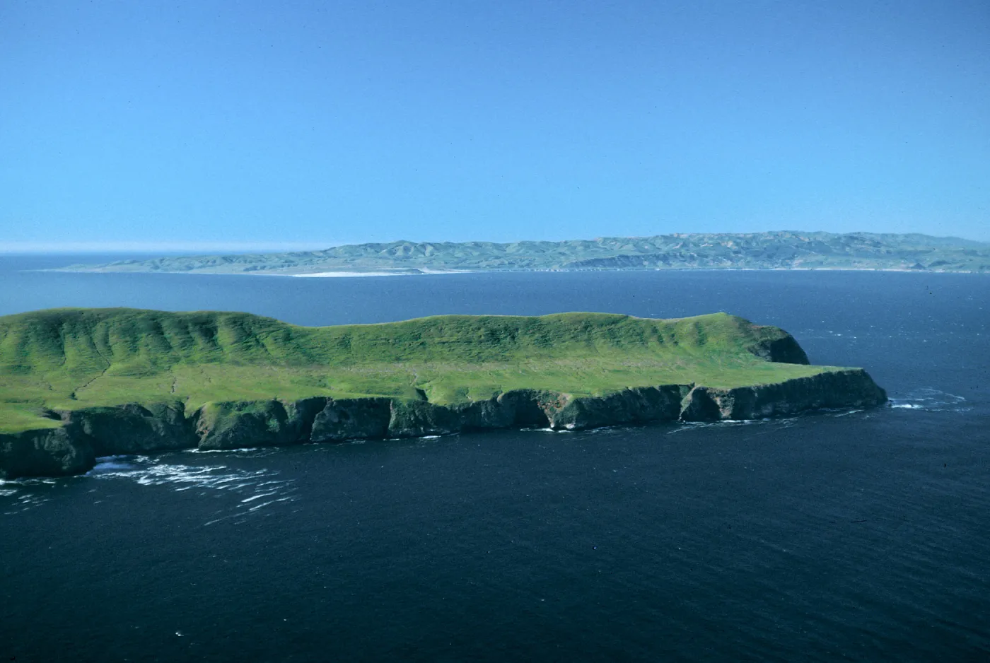 West end, Santa Cruz Island, Santa Rosa Island in background