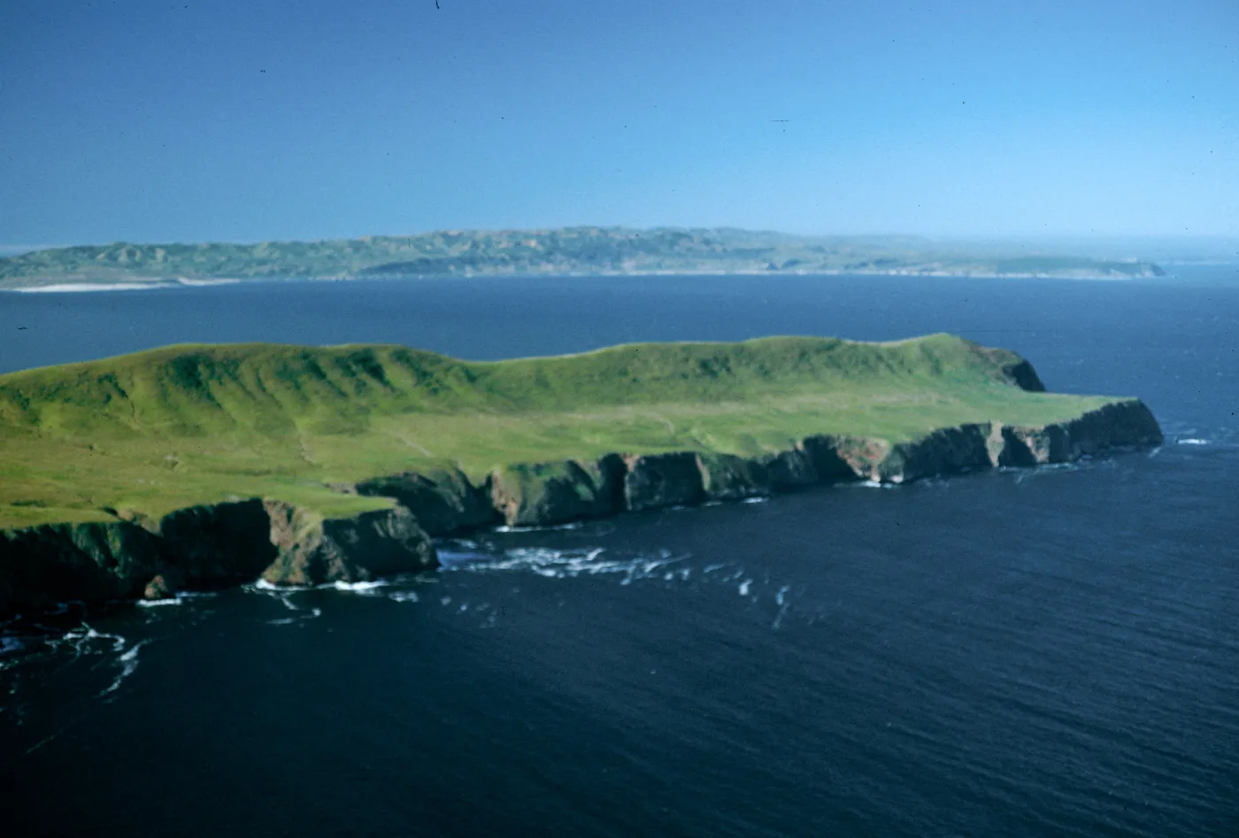 West end, Santa Cruz Island, Santa Rosa Island in background