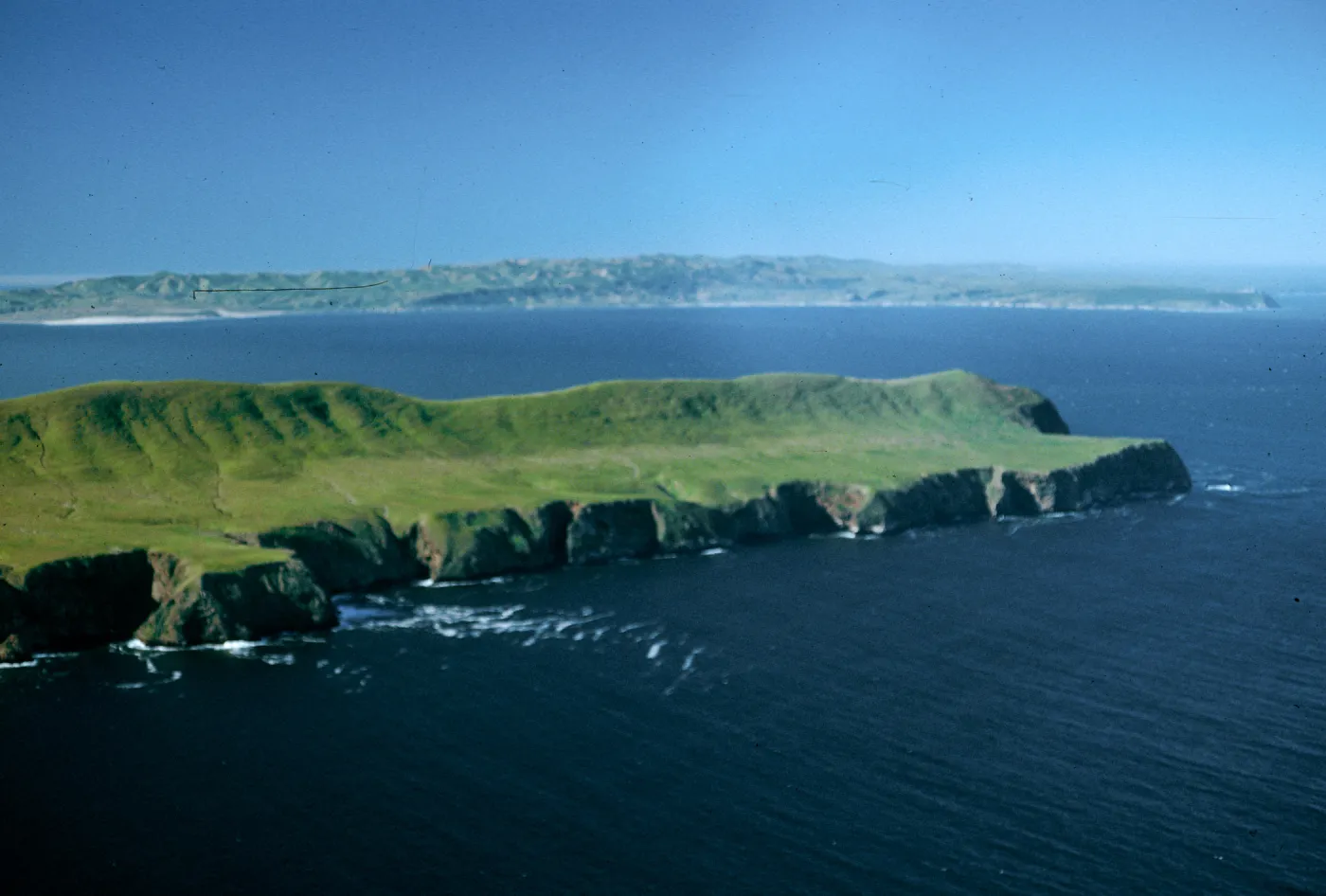 West end, Santa Cruz Island, Santa Rosa Island in background
