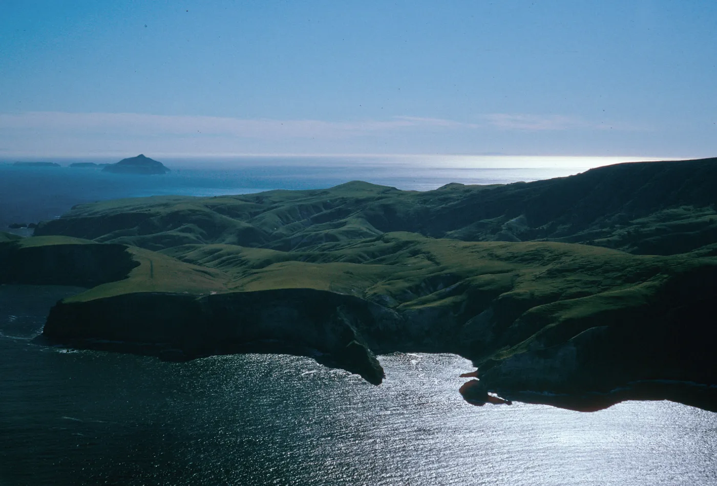 Potato Harbor & view of East end of Santa Cruz Island