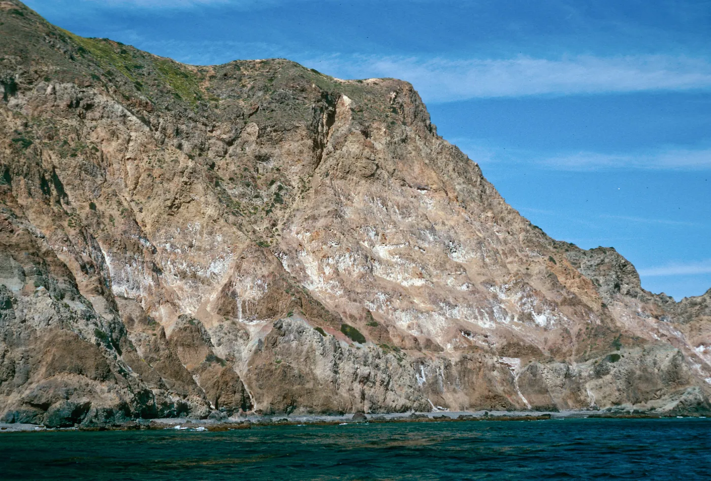 offshore bluffs, West Anacapa Island