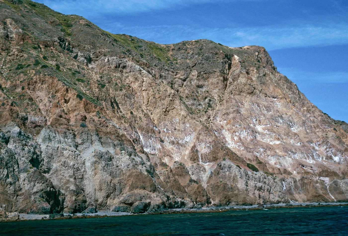 offshore bluffs, West Anacapa Island