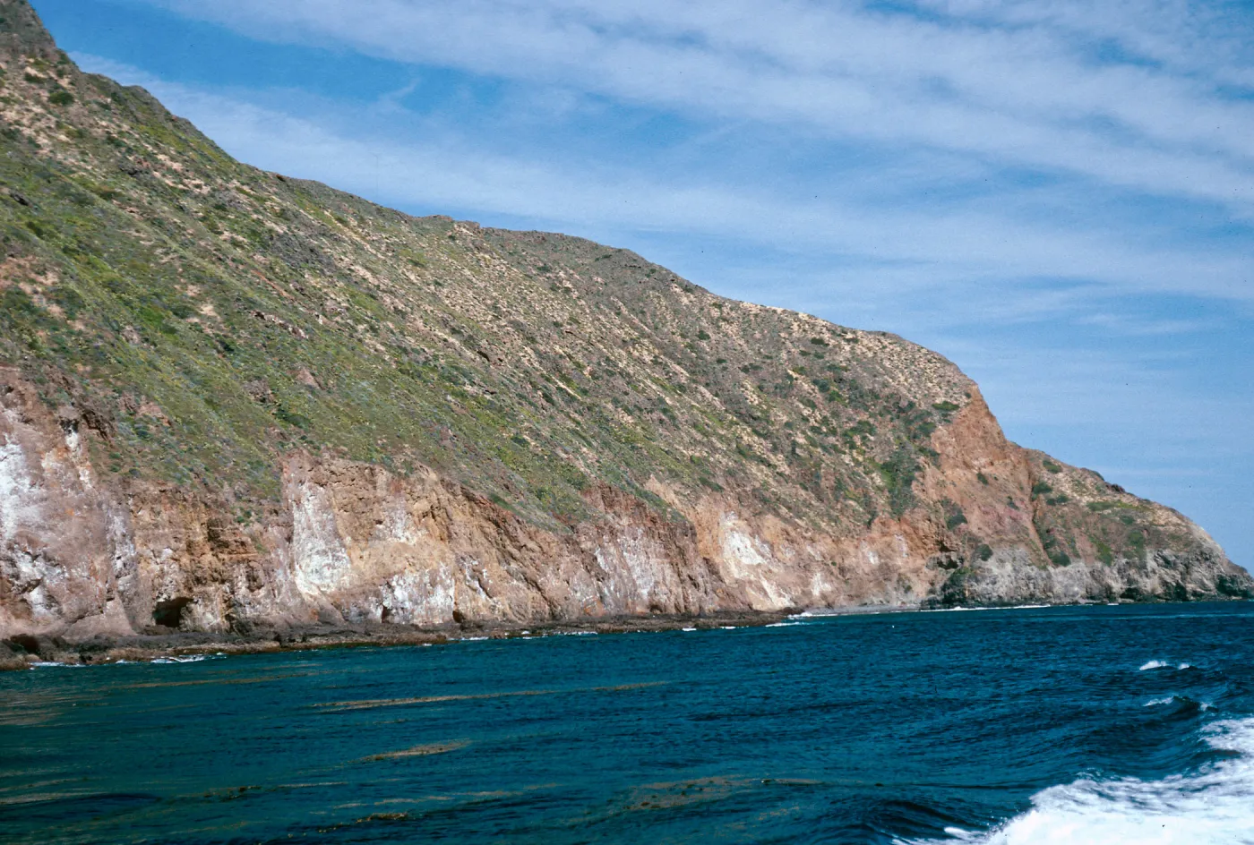 offshore bluffs, West Anacapa Island